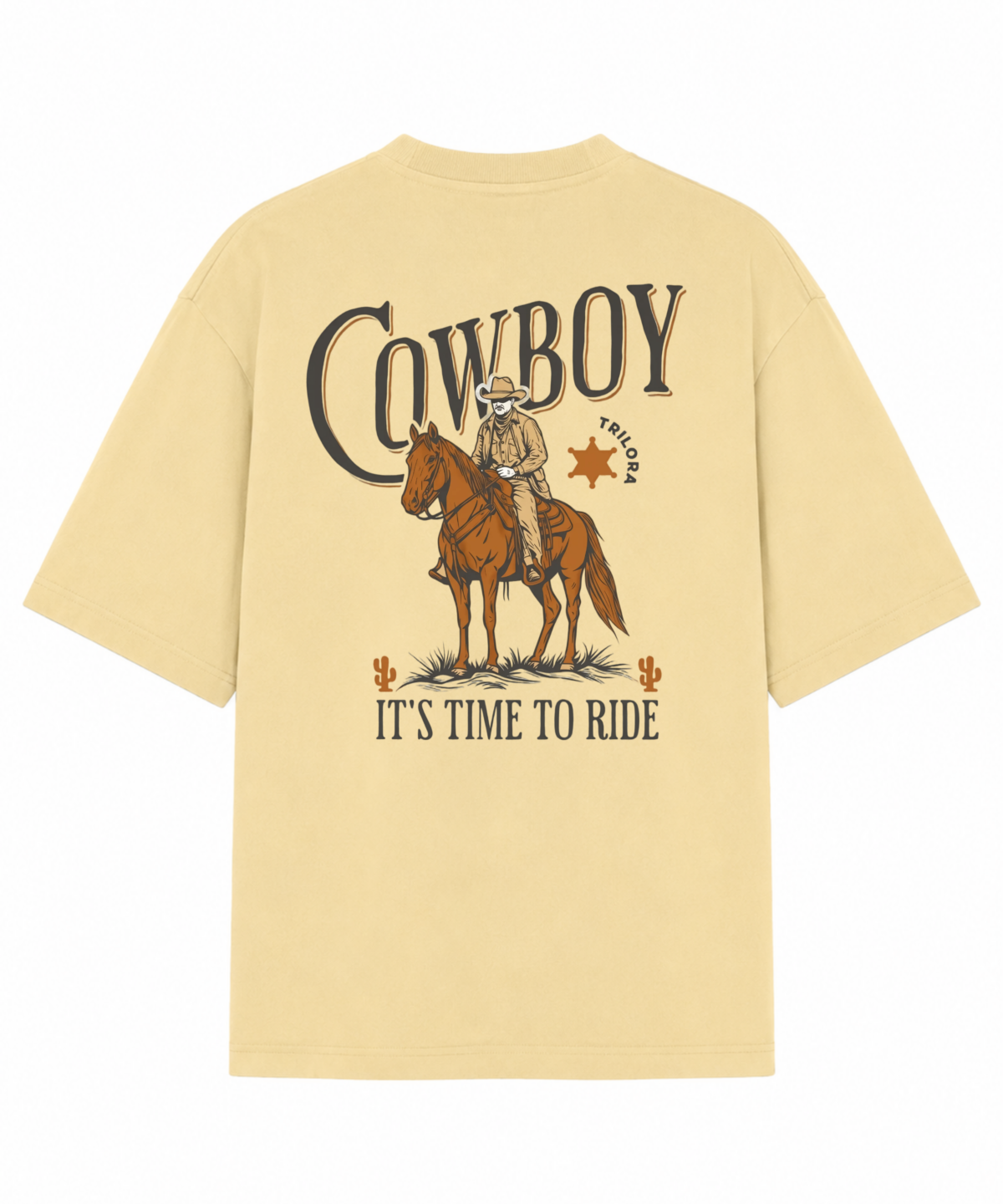 Cowboy – It's Time to Ride Oversized TShirt