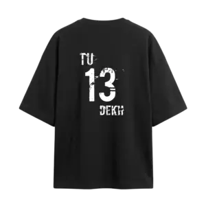 13 Dekh Oversized Streetwear T-Shirt