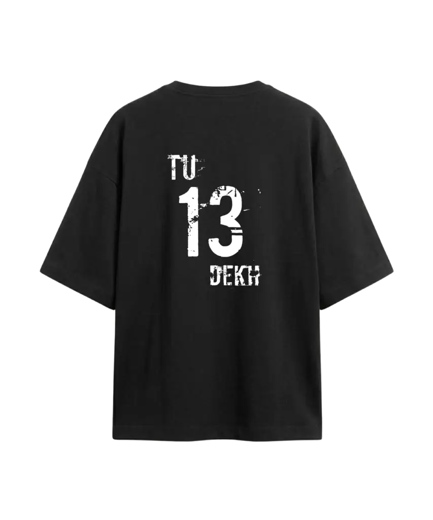 13 Dekh Oversized Streetwear T-Shirt